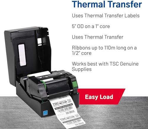 Navy blue thermal transfer barcode printer — photo 5