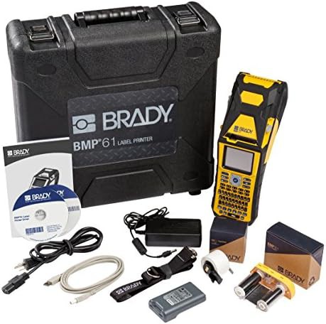 Portable handheld industrial label printer