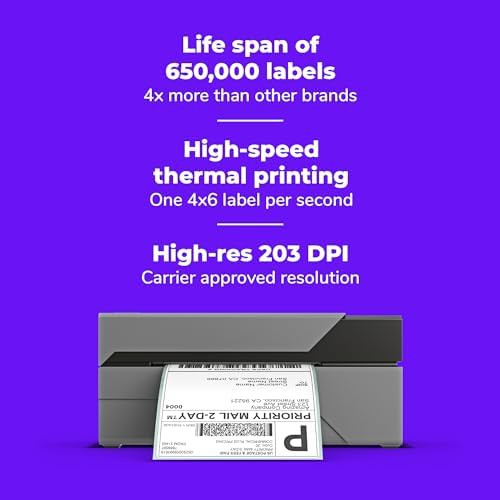 Commercial grade USB thermal shipping printer — photo 3