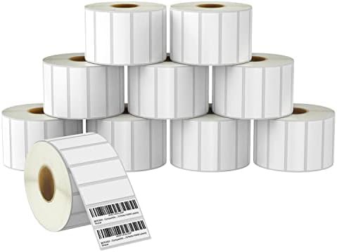 Narrow 3 by 1 inch thermal labels