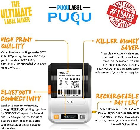 Portable barcode and retail label printer — photo 3