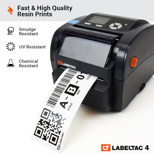 Black thermal transfer print ribbon 4in — photo 3
