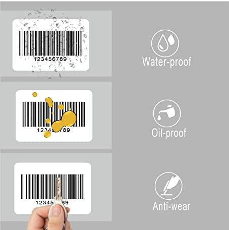 White barcode direct thermal labels 3x2 — photo 4