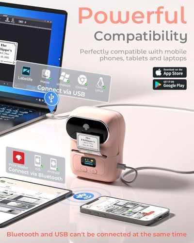Retail thermal sticker printer with display — photo 5