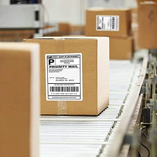 Fanfold direct thermal shipping labels 500 pack — photo 5