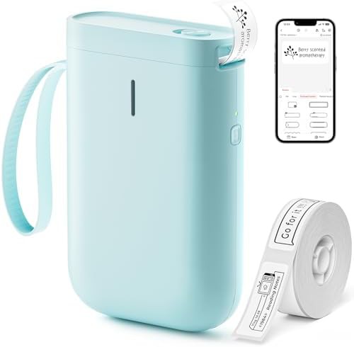 Rechargeable wireless handheld label maker