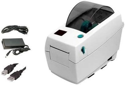 Compact desktop direct thermal printer