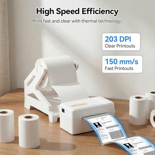 Portable bluetooth thermal shipping label printer — photo 4