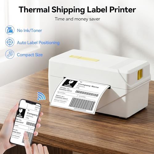 Portable bluetooth thermal shipping label printer — photo 5