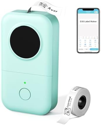 Android compatible mini label maker
