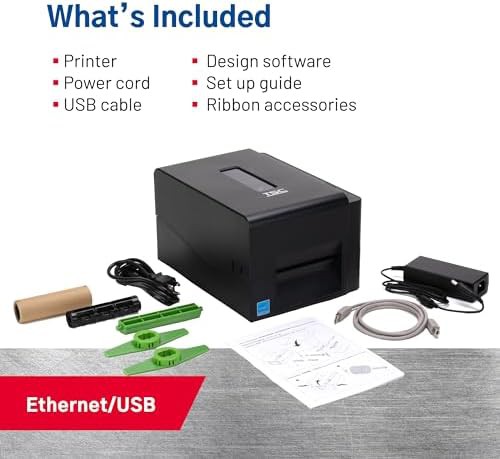 Desktop thermal printer with Ethernet and USB — photo 4