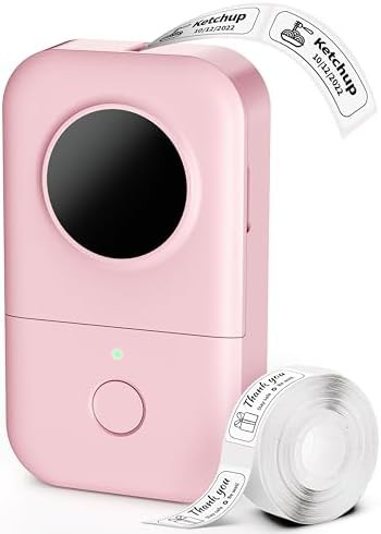 School mini portable label printer