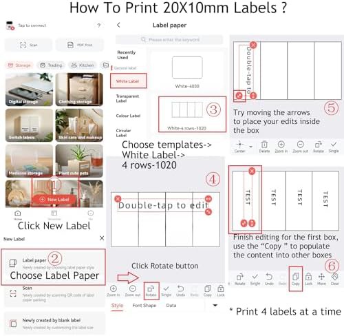 Small barcode stickers three rolls — photo 3