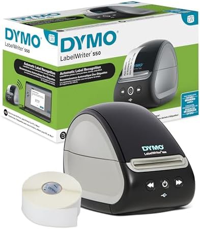 Desktop thermal printer with low waste design