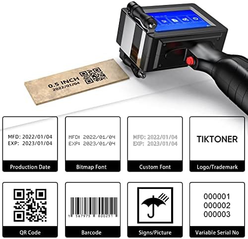 Handheld inkjet printer with touch screen interface — photo 4