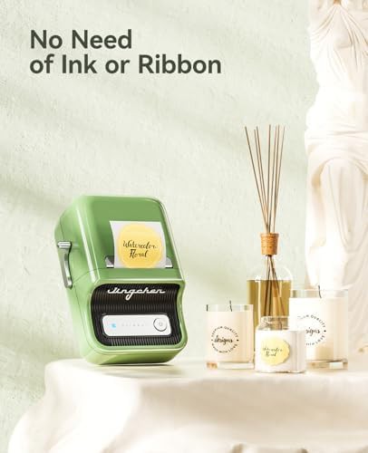 Green thermal label printer for small business — photo 3