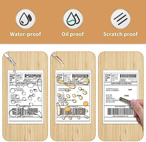 Fanfold thermal shipping labels 4x6 inch — photo 5