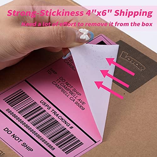 Fan-fold thermal shipping labels 500 count — photo 4