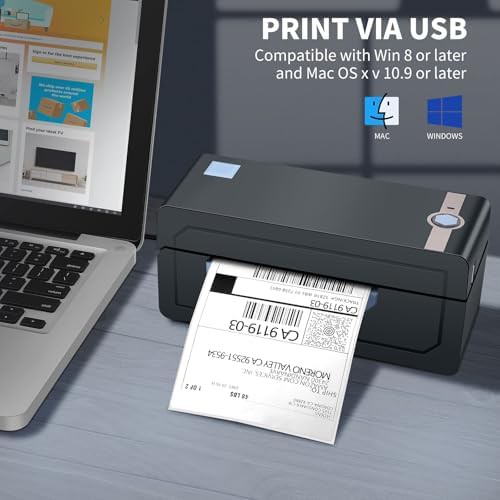 Wireless bluetooth thermal shipping labeler — photo 3