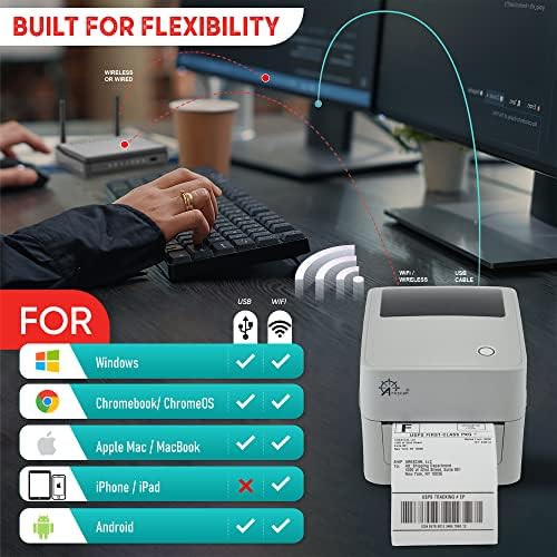 WiFi and USB Shipping Label Printer — photo 4