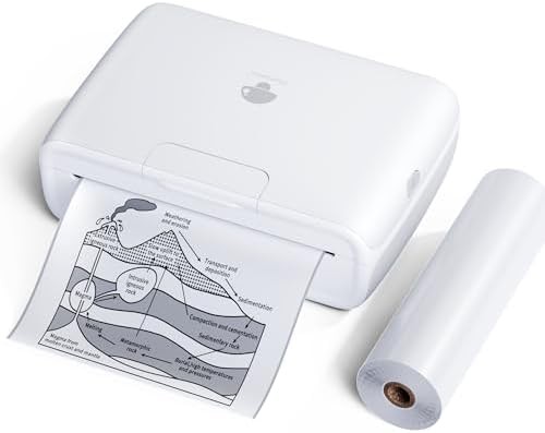 White wide format thermal printer