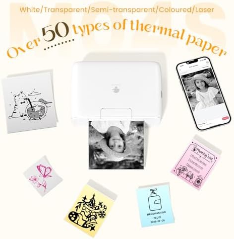 White wide format thermal printer — photo 3