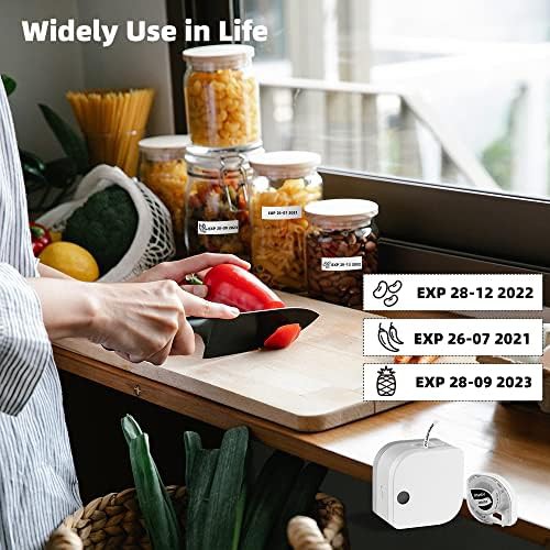 White wireless small label maker — photo 3