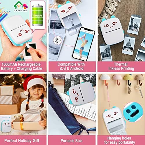 Portable travel sticker printer for labels and notes — photo 3