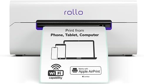 Wireless Wi-Fi thermal shipping label printer