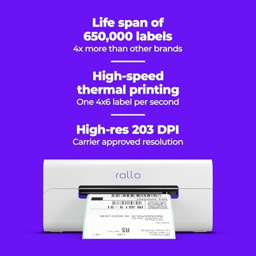 Wireless Wi-Fi thermal shipping label printer — photo 3
