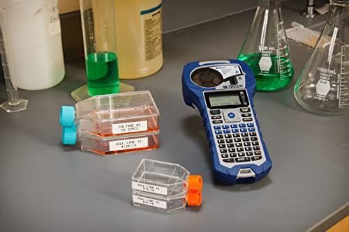 Blue and gray portable laboratory label printer — photo 4