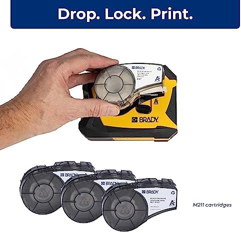 Monochrome Bluetooth portable label maker — photo 3