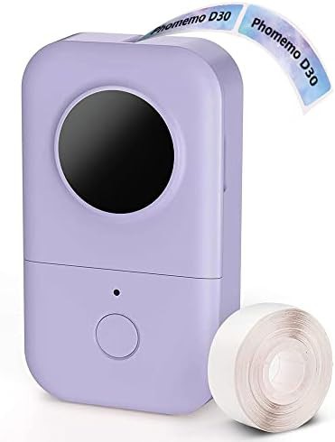 Portable mini bluetooth thermal label maker
