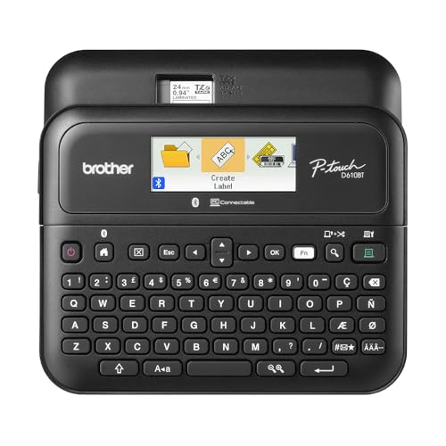 P-Touch PT-D610BT Business Professional Connected Label Maker with