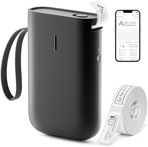 Barcode compatible wireless label printer