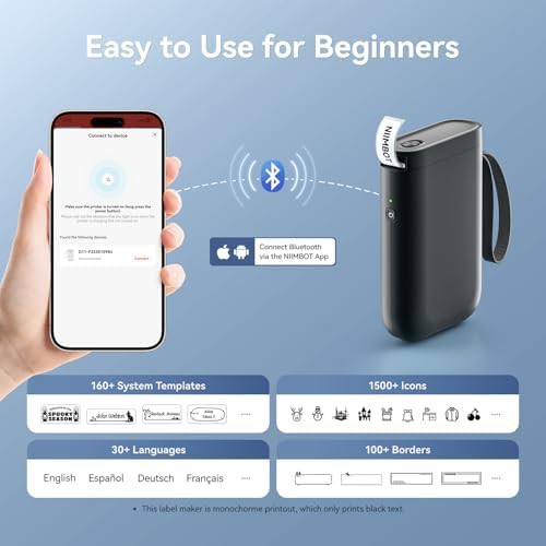 Barcode compatible wireless label printer — photo 4