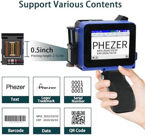 Mini handheld inkjet with touch screen — photo 4