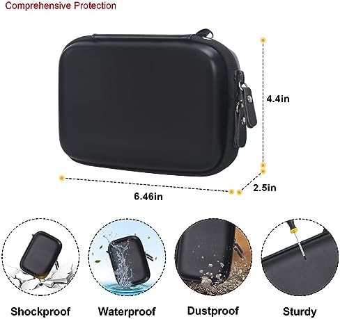 Black carrying case for mini sticker printer — photo 3