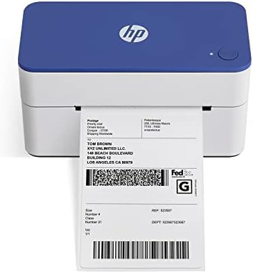 White high speed 300 DPI shipping printer