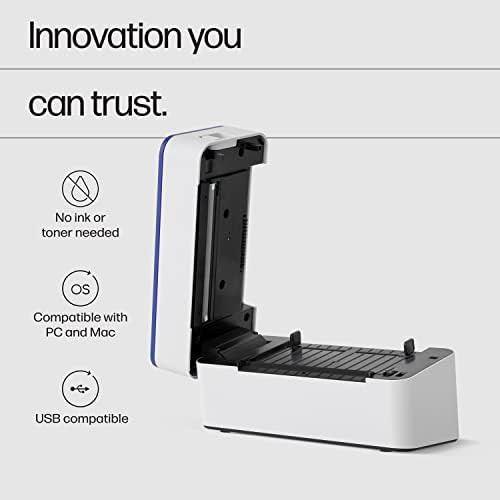 White high speed 300 DPI shipping printer — photo 4
