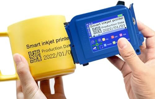 Portable inkjet for flat and curved surfaces