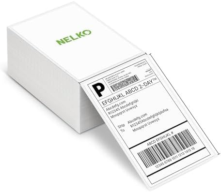 Fanfold 4x6 thermal shipping labels