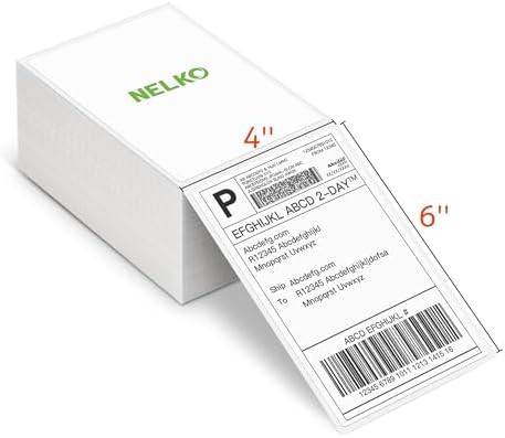 Fanfold 4x6 thermal shipping labels — photo 3