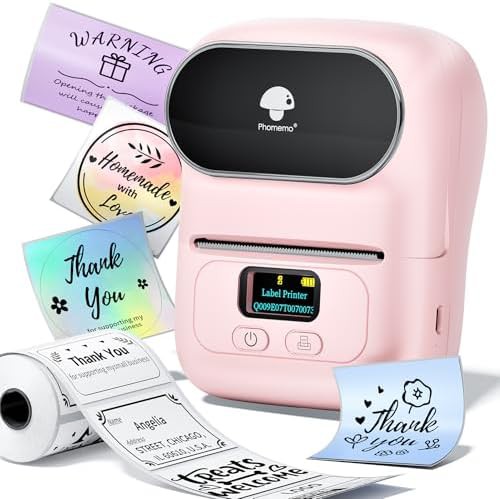 Mini thermal mailing and barcode maker