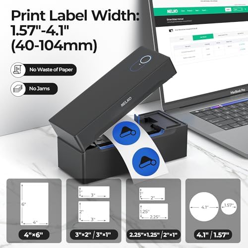 Desktop bluetooth thermal shipping label printer — photo 3