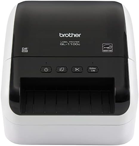 Wide format shipping label printer with USB