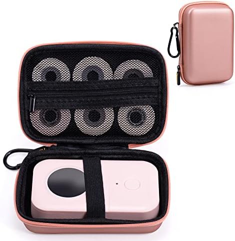 Pink handheld labeler for iOS devices