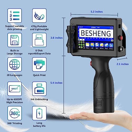 Handheld inkjet coder with touch screen — photo 4