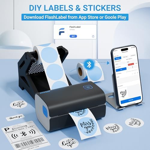 Desktop thermal barcode and mailing printer — photo 3