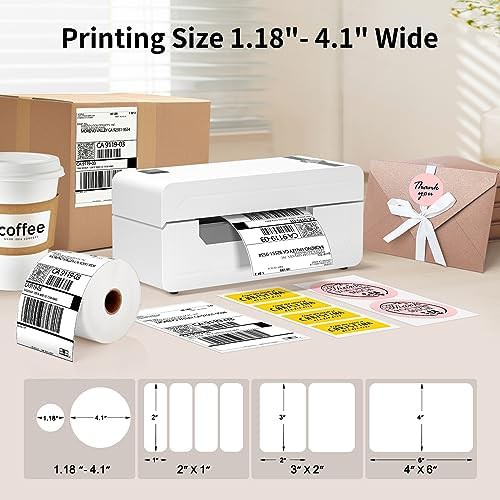 Wireless thermal printer for shipping packages — photo 4